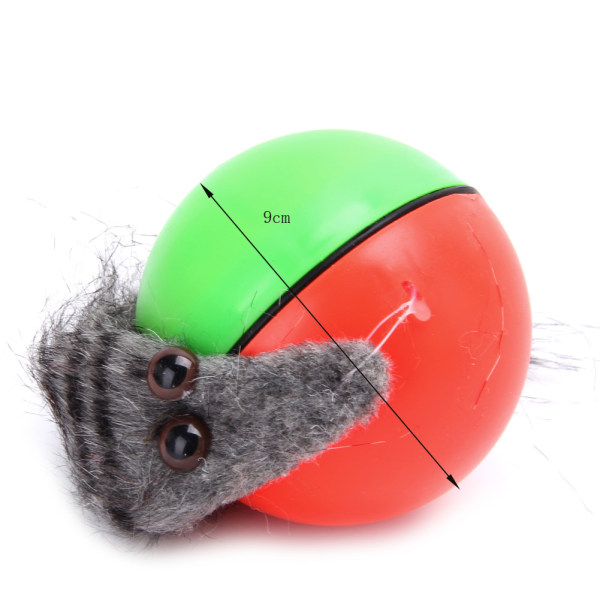 Morsom Beaver Ball Dog for Chase Ball Leke for Cat Interactive Toys Vanntett Auto