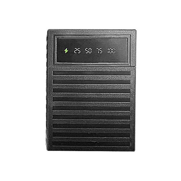 4x18650 Power Bank-skal Snabbladdning Cover Mobilt Power Bank- case Digital Display Micro USB/Typ c-ingång