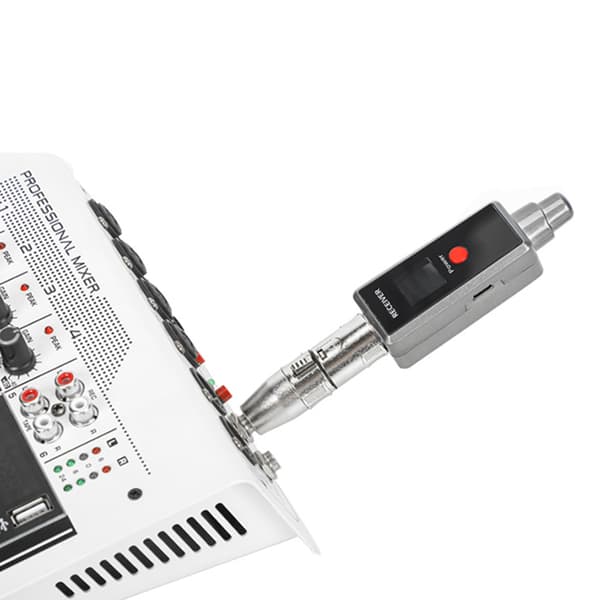 Trådløst mikrofonsystem 2,4 GHz trådløs mikrofonsender og -mottaker