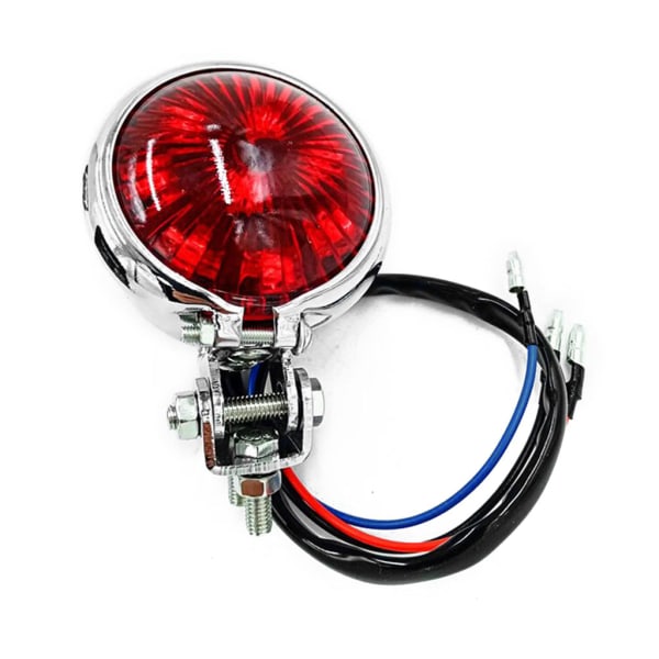 Motorcykel Rød LED 12V Justerbar Cafe Racer Style Stop Baglygte Motorcykel Bremse Baglygte Baglygte til Chopper Bobbe