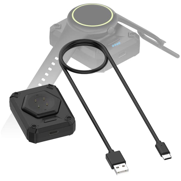 Bærbar ABS-opladningsdock til Watch 2/3 Desktop Rejseløsning