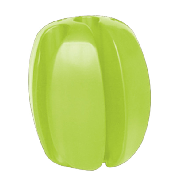 Återanvändbar silikonfiskespöhållare Äggformade spöfästen Klämma Hållbar Fluorescent yellow