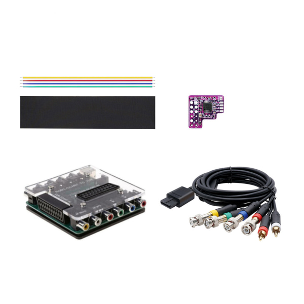 för N64 NTSC RGB Modul Chip Set Spelkonsoler Tillbehör RGB MOD THS7374 Amp Mod Kit Speltillbehör