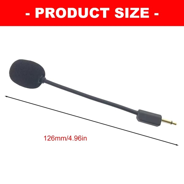 Erstatningsmikrofon for V2 Gaming Headset 3,5 mm avtakbar bom