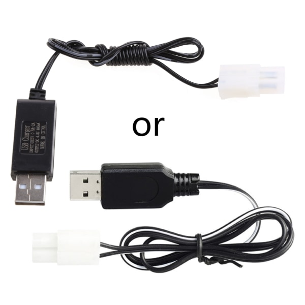 USB-lader 4,8V NiCd NiMH-batterilader for RC-leker Batteri med KET-2P-plugg