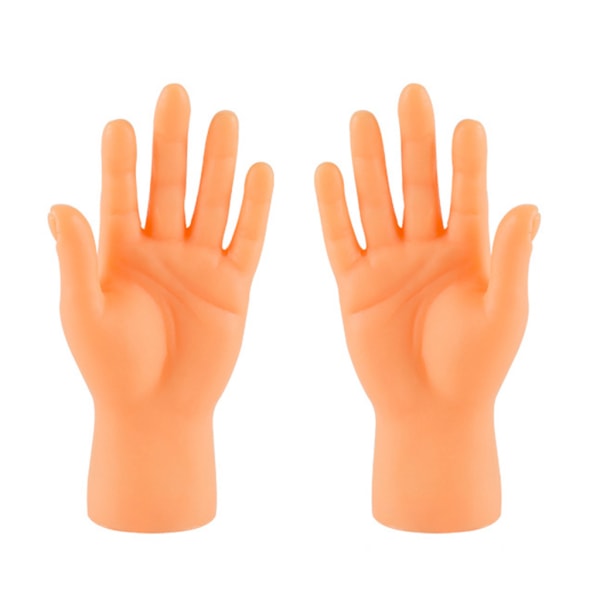 Platt handstil rolig mini hand miniatyr fingerdocka liten vänster höger hand Right hand