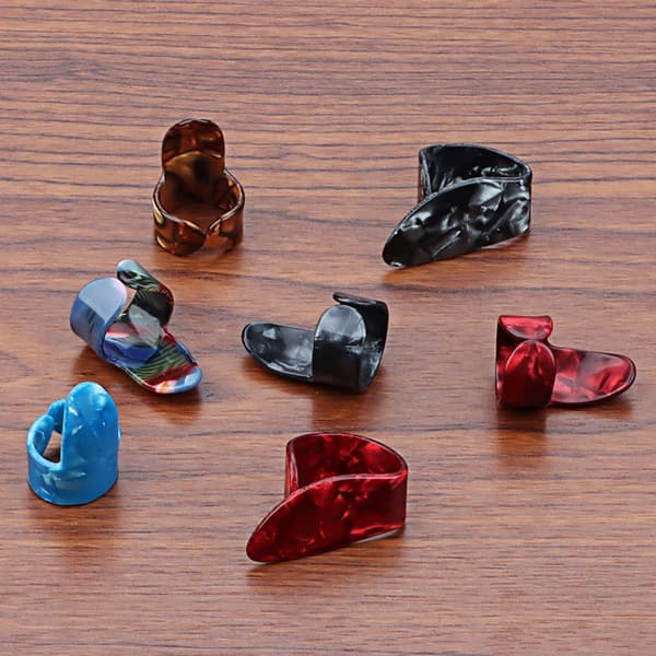 7 st Gitarrdelar Ukulele Plektrum Elektrisk Gitarr Plektrum Musikgåva Basplektrum