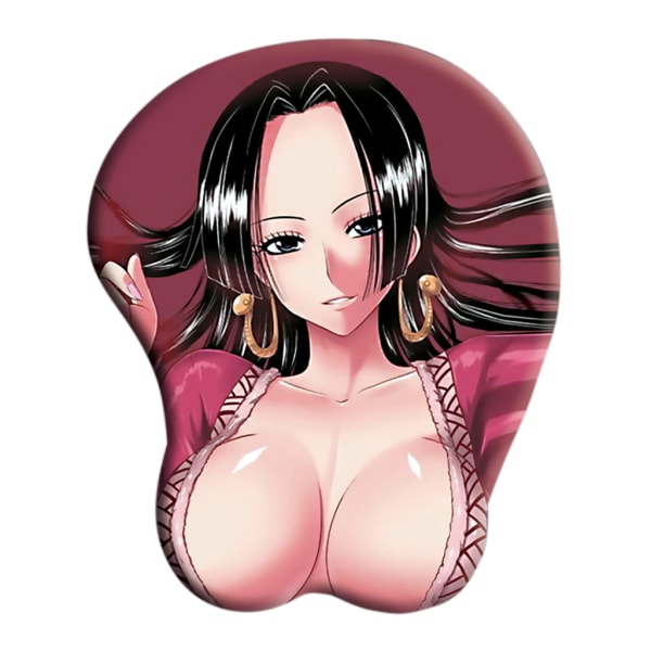 Animation Sexig bröstmusmatta 3D Söt silikonmusmatta Anime Sexig skönhetsmatta