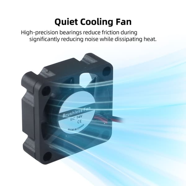 Hotend køleventilator 3D-printerdel 3010 køling hydraulisk 30x30x10mm ventilator