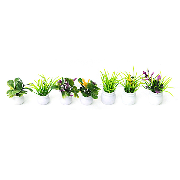 Børnehjernelegetøj Dukkehus Potte Blomster Landskabsmodel Legetøj Kids Fy Kit