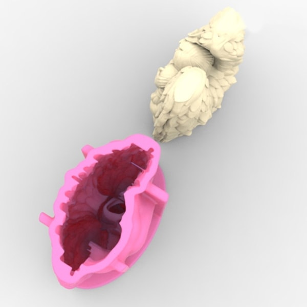 Angel silikonimuotti mold -itse pöytäkoristeen työkalu Tuoksukynttilävalmistustarvikkeet
