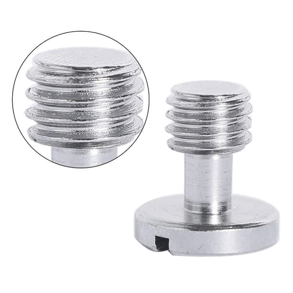 Kamera Quick Release Skruer 3/8 tommer Rustfrit Stål Tripods Adapter til DSLR