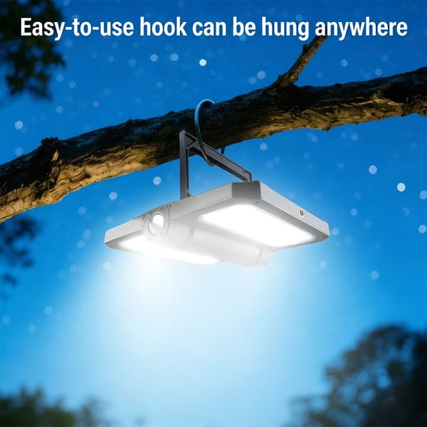 Utvidbar LED-lampe med to moduser for ulike bruksområder
