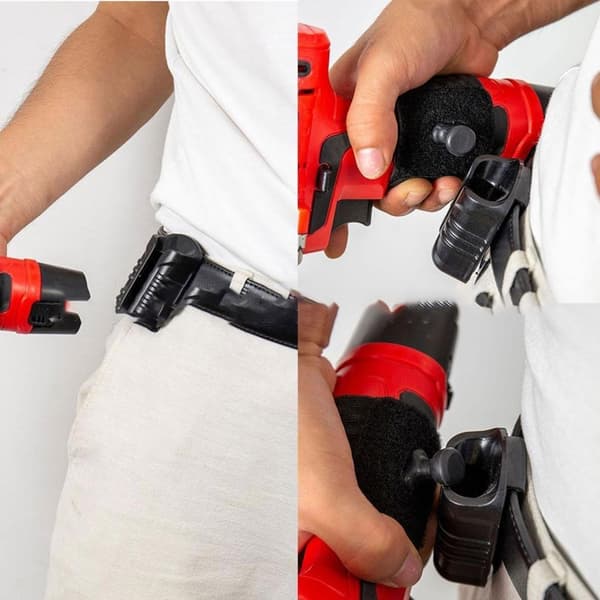 Bærbar Elektrisk Drill Midje Verktøy Spenne Multifunksjonelt Belte Drill Klips