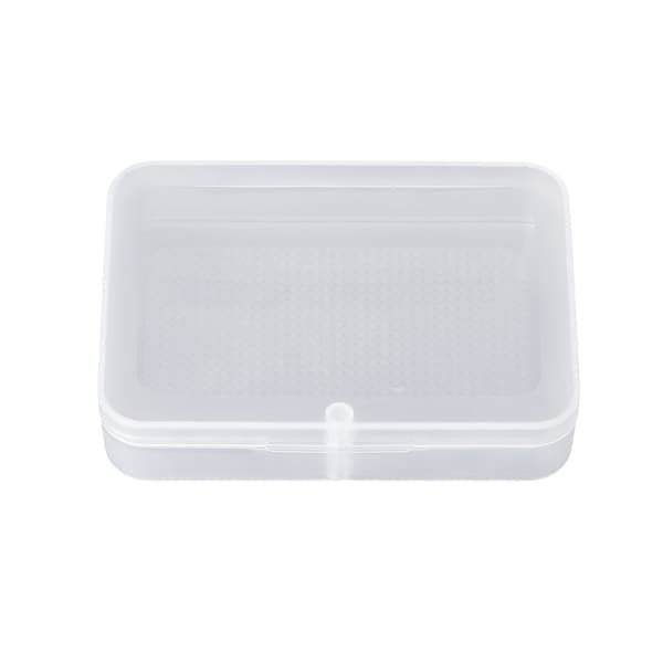Rektangulær Plast Gennemsigtig Klar Opbevaringsboks Samling Beholder Organizer