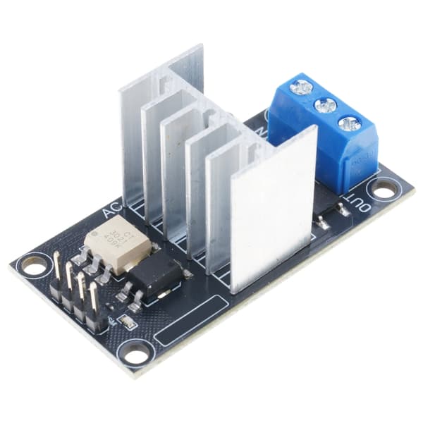 Sikkerhedslysdæmpermodul 1 Kanal 3.3V/5V 8A-400V Lysdæmpermodul