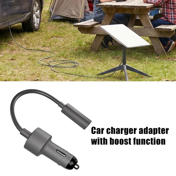 Bil lighter til DC2.1 bilopladningsadapter understøtter 72W output til bilture