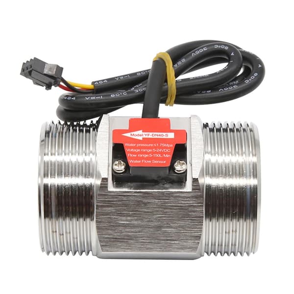 Hall Effect Flow Sensor Turbine Flowmeter 5-150L/Min DN40 Væskemåler Tæller