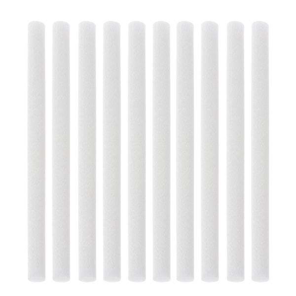 10 st Mini luftfuktare Filter Refill Sticks Reserv bomullspinne Wick Sticks Svampar Filter kan skäras för luftfuktare