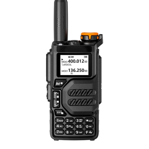 Walkie Talkie UHF-VHF UV-K5 Långdistansmottagare Air-Band Scrambler Type-C-Laddare Trådlös frekvenskopia NOAA FM-Radio