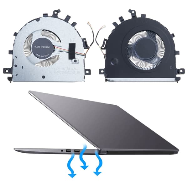MateBook D15 D 15 BoB-WAH9 WAH9P Laptop CPU Køleventilator CPU Radiator