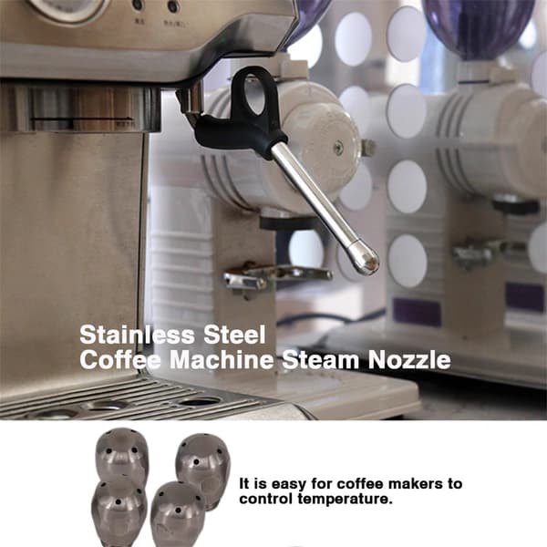 Stress 4 Håls Kaffemaskin Dimmunstycke Permanent Rostfritt Plan