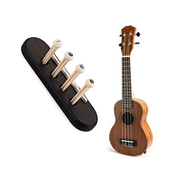 1 Set Ukulele Stallstift Slitsad Stallstift Ukulele Delar Ukulele Tillbehör