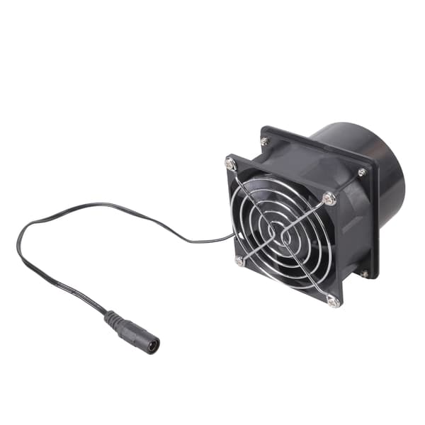 8 cm luftblæser 12V 0,9A ventilationsblæser Stærk motor ventilationsventilator