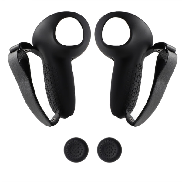 Mjukt silikon cover Case för Q 3 Virtual Reality Controller Njut av långvarigt spel Black