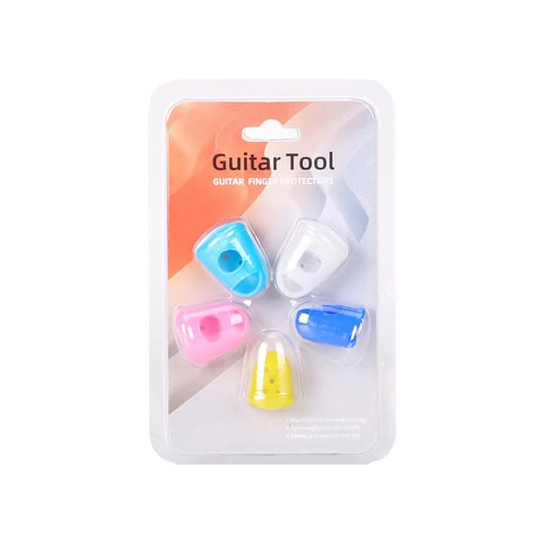 Justerbara Ukulele Gitarr Fingerskydd Ergonomisk Nybörjarövningsutrustning