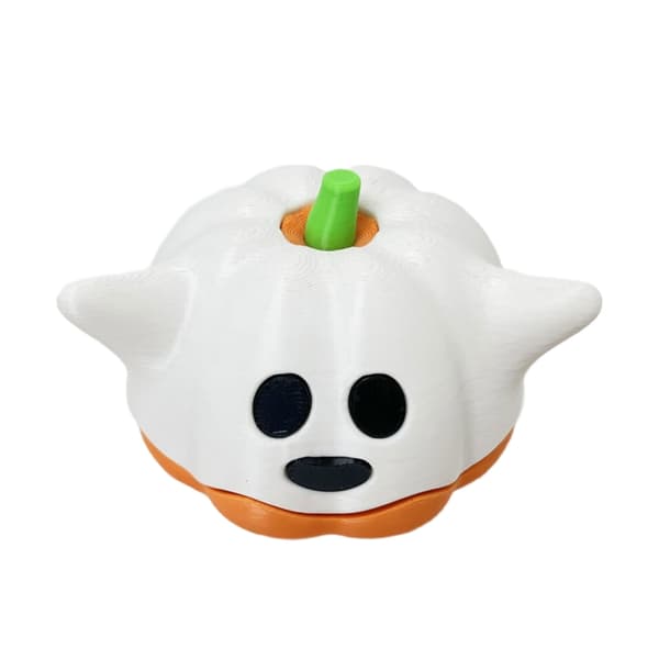 Artikulerande Pumpa Fidget Leksak 3D-Printad Spökpumpa Skrivbordsdekoration