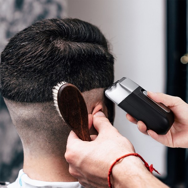 Professionell Barbershop Elektrisk Rakapparat Hår Uppladdningsbart Head Rakmaskin Skägg Elektrisk rakhyvel för män