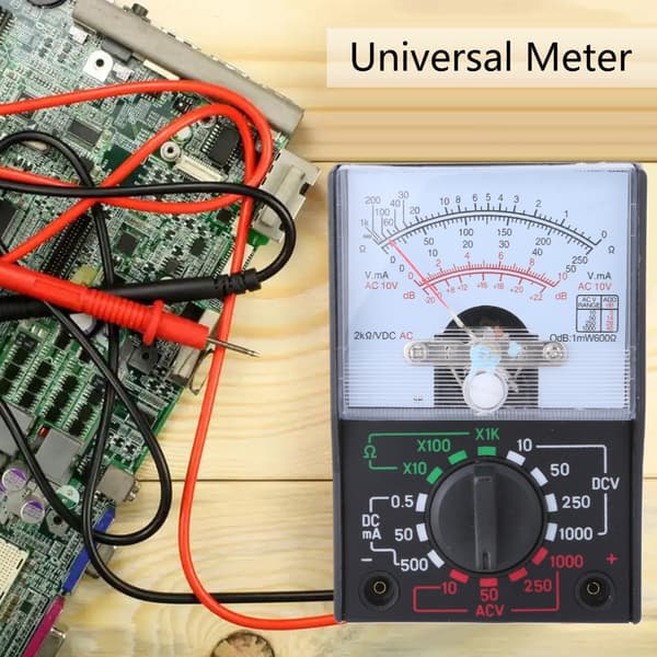 Mini MF-110A Elektrisk AC/for DC OHM Voltmeter Amperemeter Multimeter Meter Multi Tester