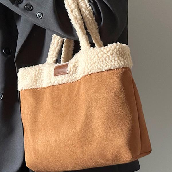 Stilfuld og praktisk Bucket Bag til Kvinder og Piger Håndtaske Bær eller Hold Khaki