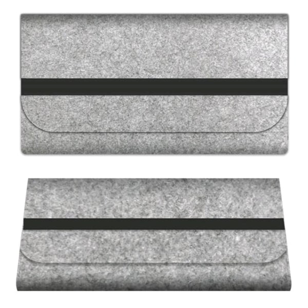 Förvaringsväska för tangentbord i ullfilt för K380 K480 trådlöst cover Skydd - case Ny stil Fashionabla Light grey