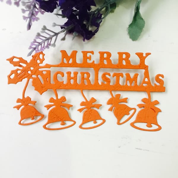 Julklocka Skärmallar Stencil DIY Scrapbooking Prägling Papperskort Dekor