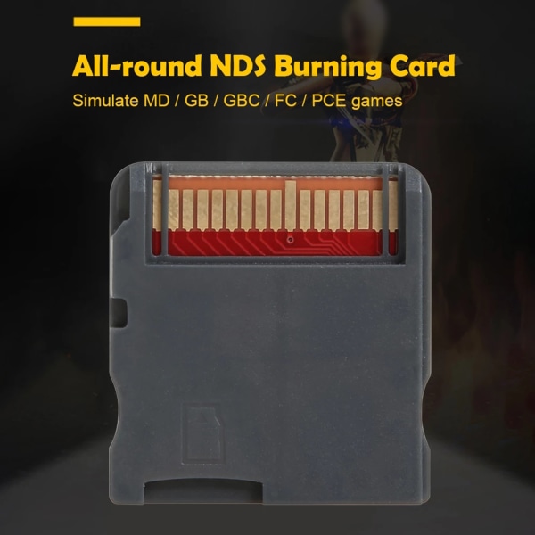 WOOD System R4 Videospel Minneskort Automatisk nedladdning Spel Flashcard Adapter för NDS MD GB GBC för FC PCE Card Adapt