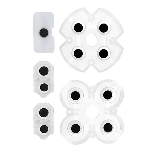Ersättningskontroller gummi ledande knappar D-pad för PS4Controller JDS-050