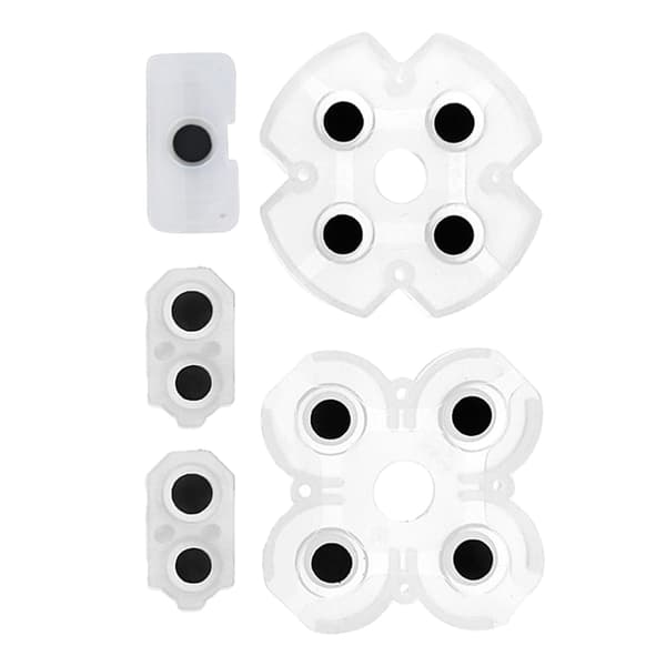 Erstatningskontroller gummi ledende knapper D-pad for PS4Controller JDS-050