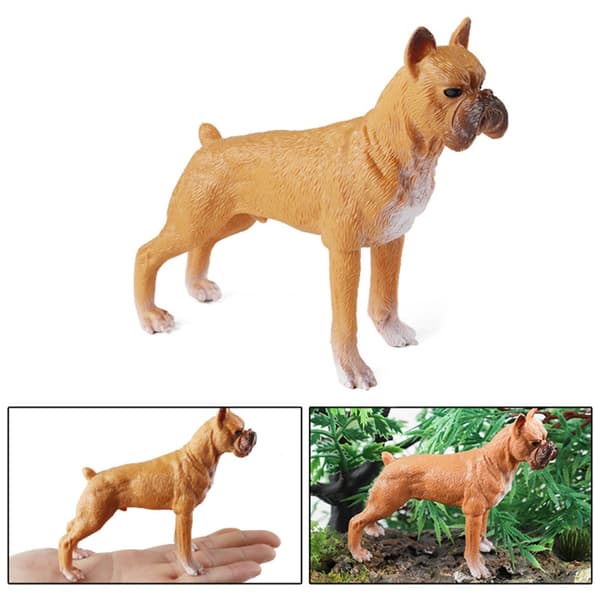 Statisk ihålig hundmodellfigur Boutique samlarfigur hunddisplayleksak