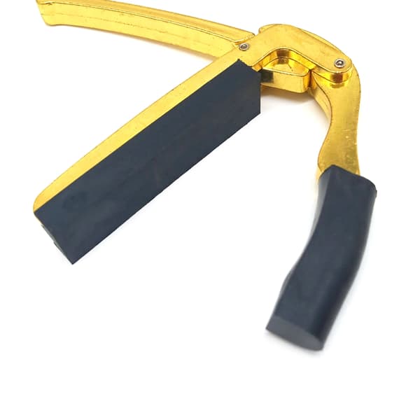 Universal Capo Clamp i sinklegering for elektrisk gitar Black