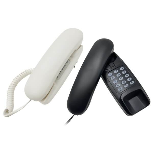 Väggfäste Fast telefon med sladd Stor knapp Hushållshotell Business Desktop White