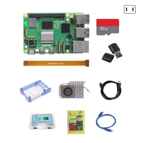 Bundkort til RPi 5 Officiel original model til RPi5 4GB / 8GB hukommelse valgfri