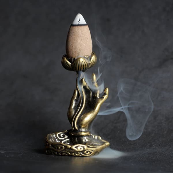 Buddha Hånd Lotus Røgelse til Brænder Husholdnings Mindesmærke Forfader Røgelseskar