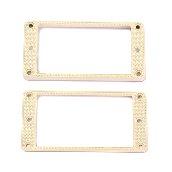 2 st Platt Humbucker Elgitarr Pickup Ram Monteringsringar & Skruvsatser