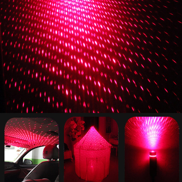 Bil USB Atmosphere Ceiling Starry for Sky Projection Dekor Lampa Tak LED Night L Style 2 other