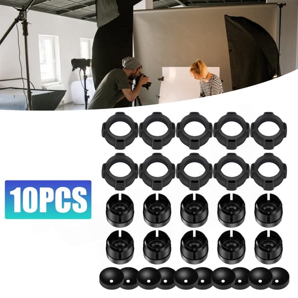 10 Sett Bolt Mutter Adapter for Kulehode Telefonholder Universell Kompatibilitet