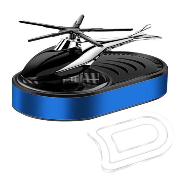 Oppgradert autohelikopter luftfrisker Soldrevet flyduftspreder dekorasjon Enkel installasjon for kjøretøy