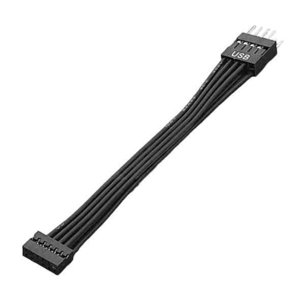 USB Switchig-kabel Miin USB 9-stift till 11-stift hon-konverteringskabel för moderkort