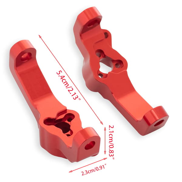 Slitstarka RC Crawler Caster Blocks C Hub Lämplig för RC Crawler Enkel installation